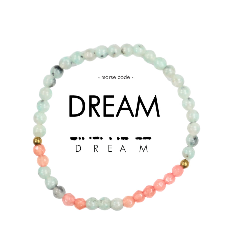 morse code bracelet dreams