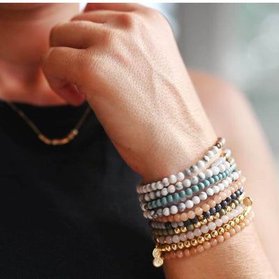morse code bracelet stack