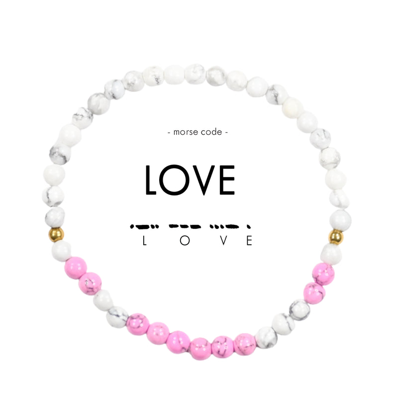 morse code bracelet love