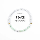 peace morse code bracelet