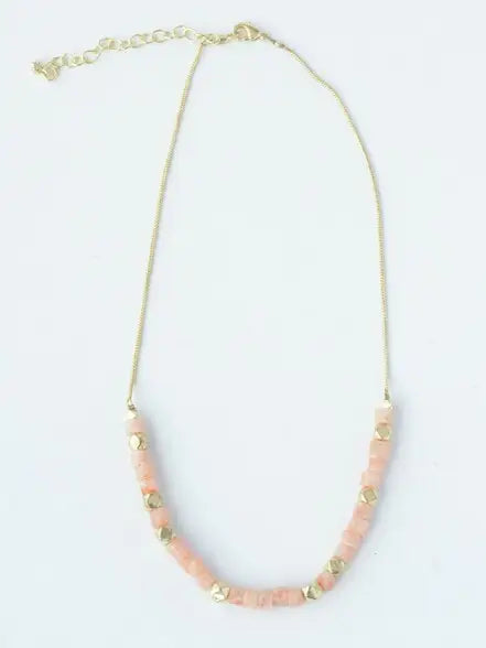 pink pastel necklace