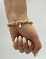 shell hematite bracelet